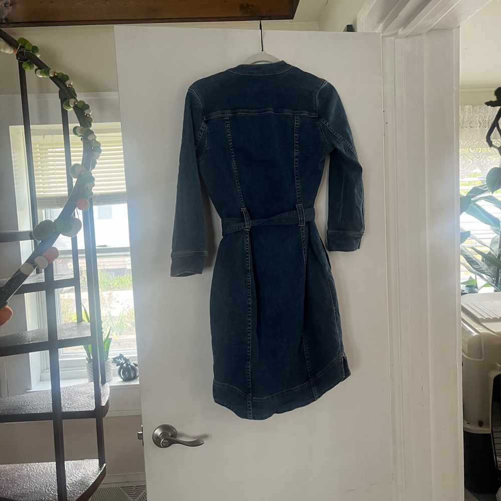 White House Black Market Denim Dress